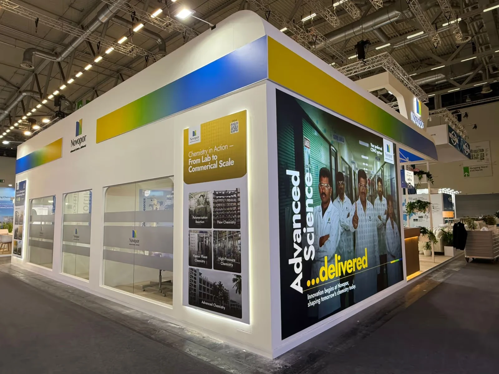 Chemspec Europe 2025: anamorphic displays for PI Industries and Novopor: The brief
