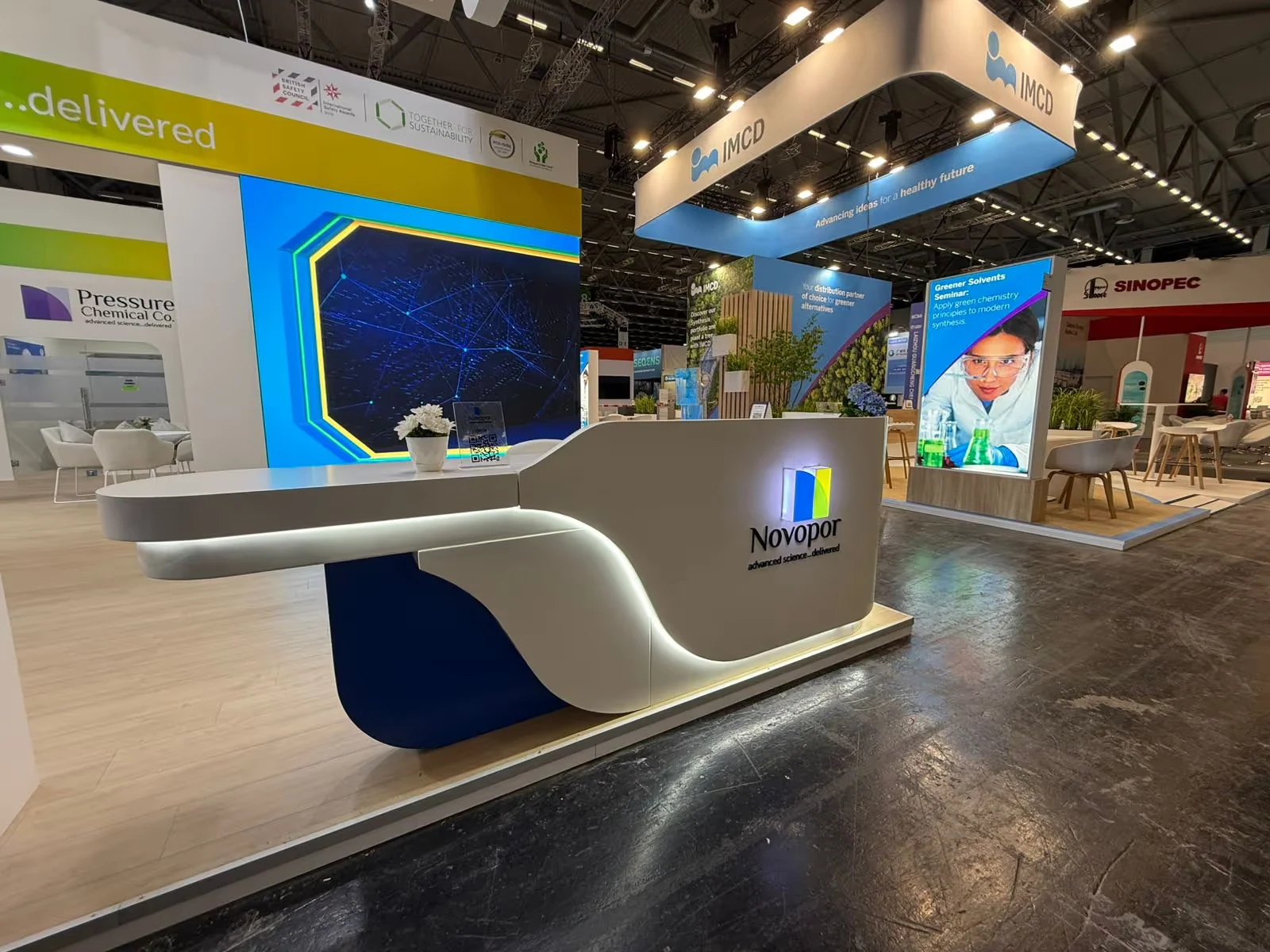 Chemspec Europe 2025: anamorphic displays for PI Industries and Novopor: The brief