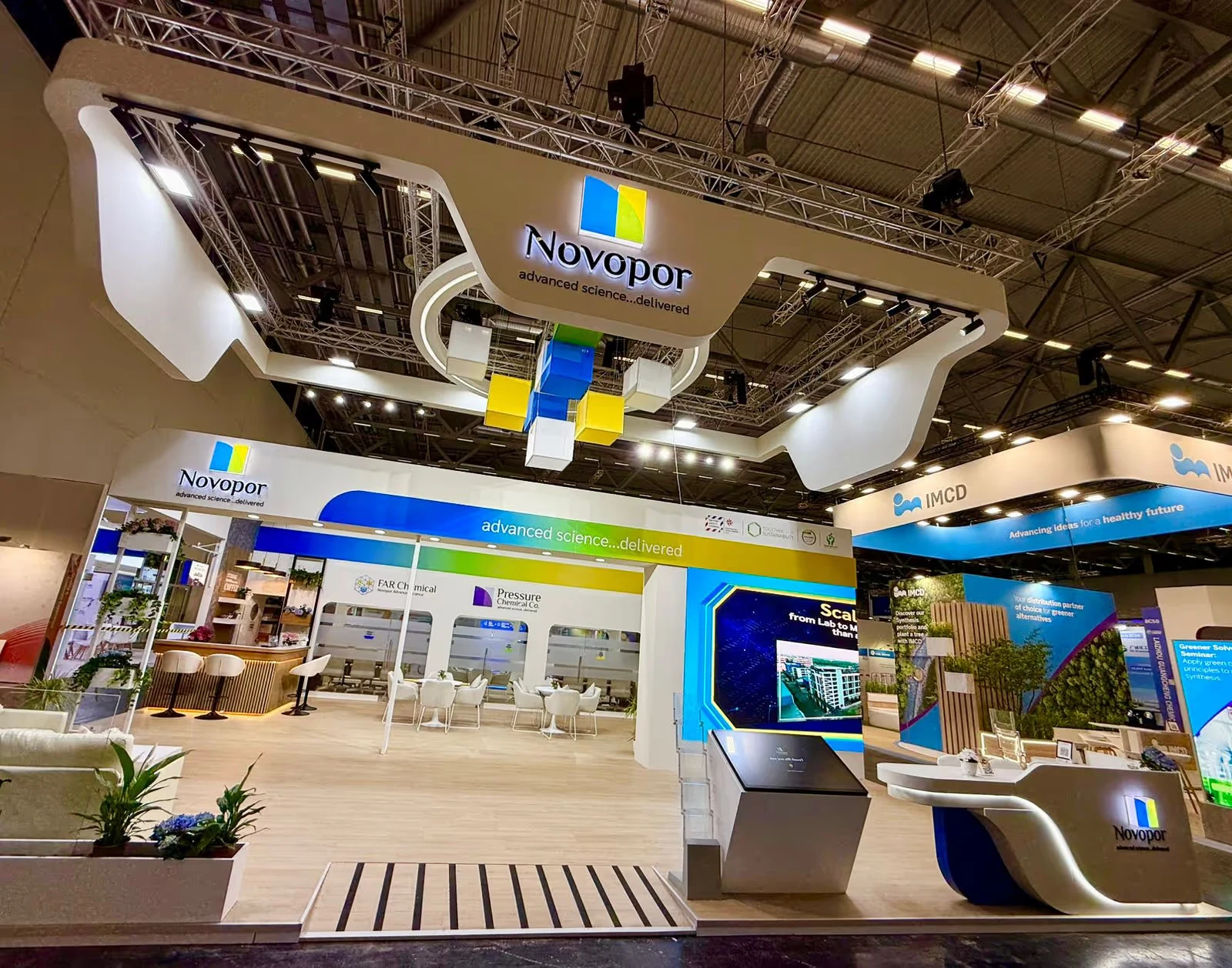 Chemspec Europe 2025: anamorphic displays for PI Industries and Novopor: The brief