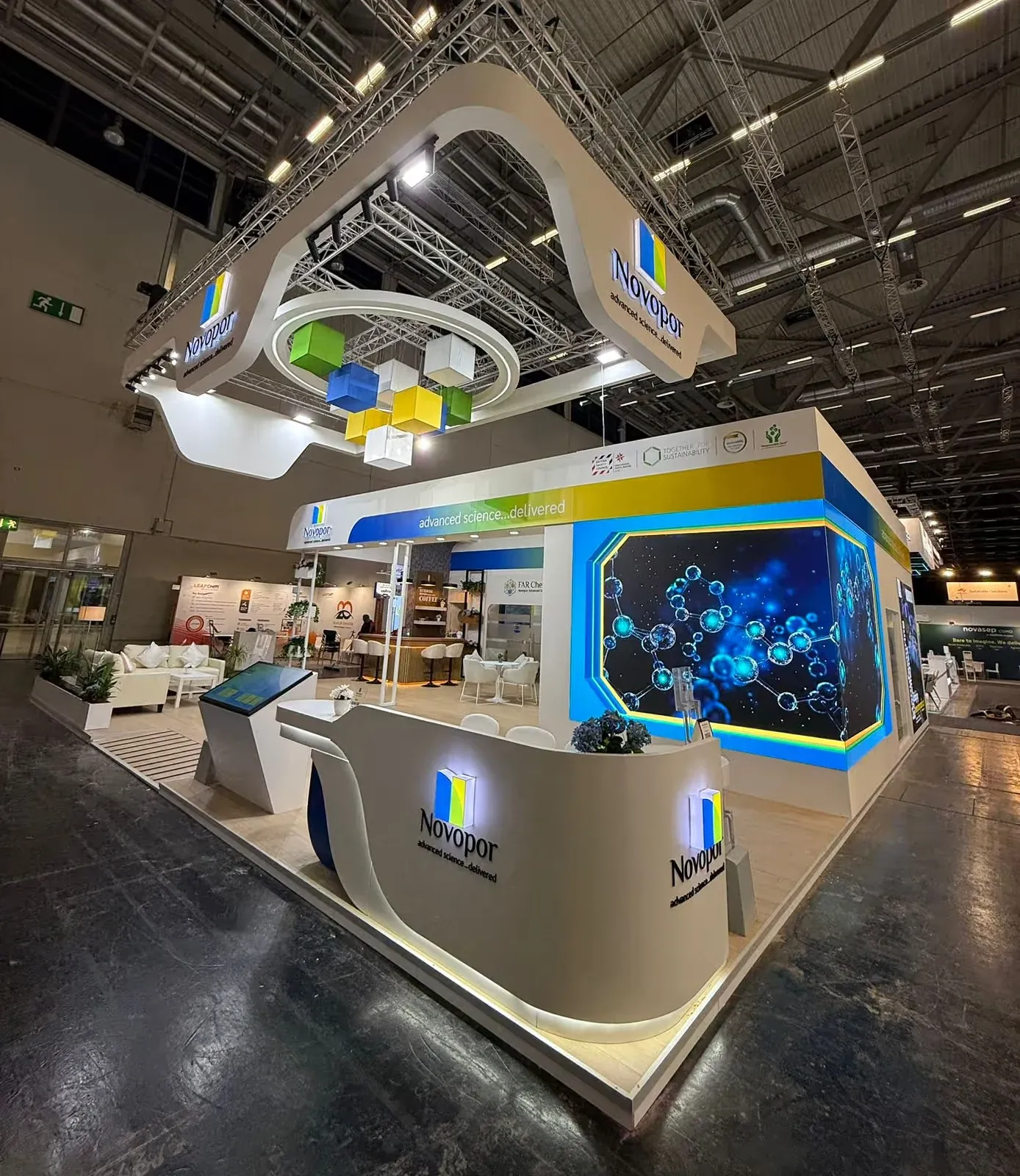 Chemspec Europe 2025: anamorphic displays for PI Industries and Novopor: What we built