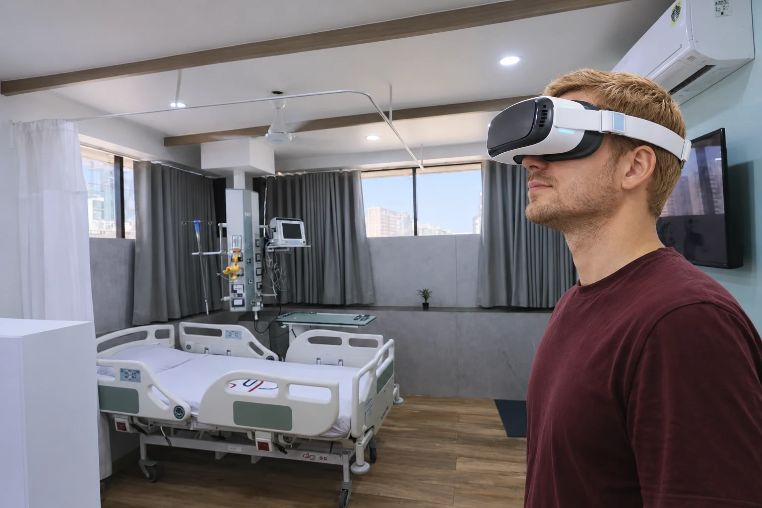 A 360° virtual tour of Plexus Medcare Hospital, open 24/7: Welcome and reception
