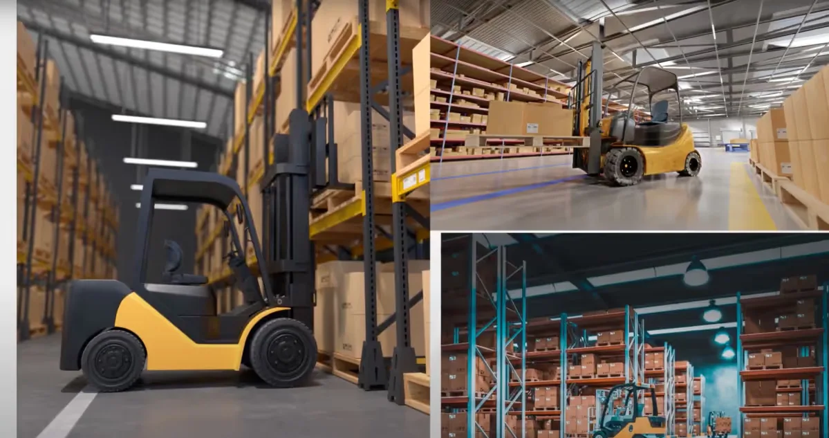 VR forklift training with a real forklift controller: How it works