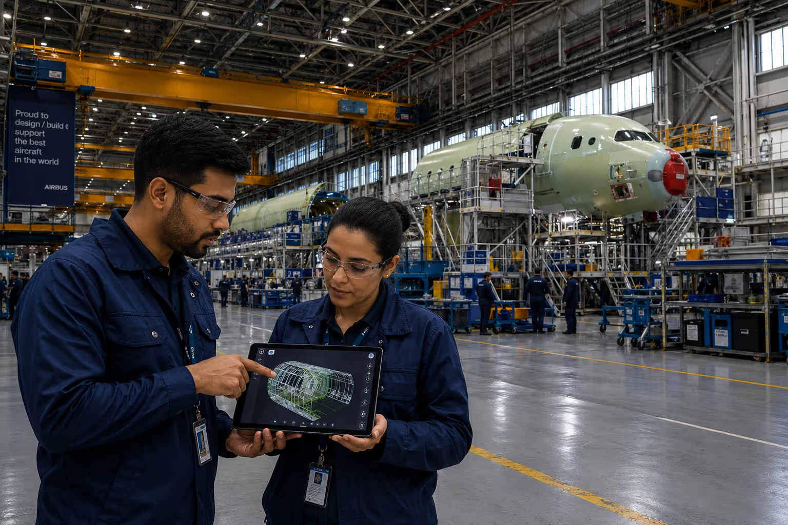 How an aerospace manufacturer uses tablet AR to assemble the Eurofighter Typhoon: How it works