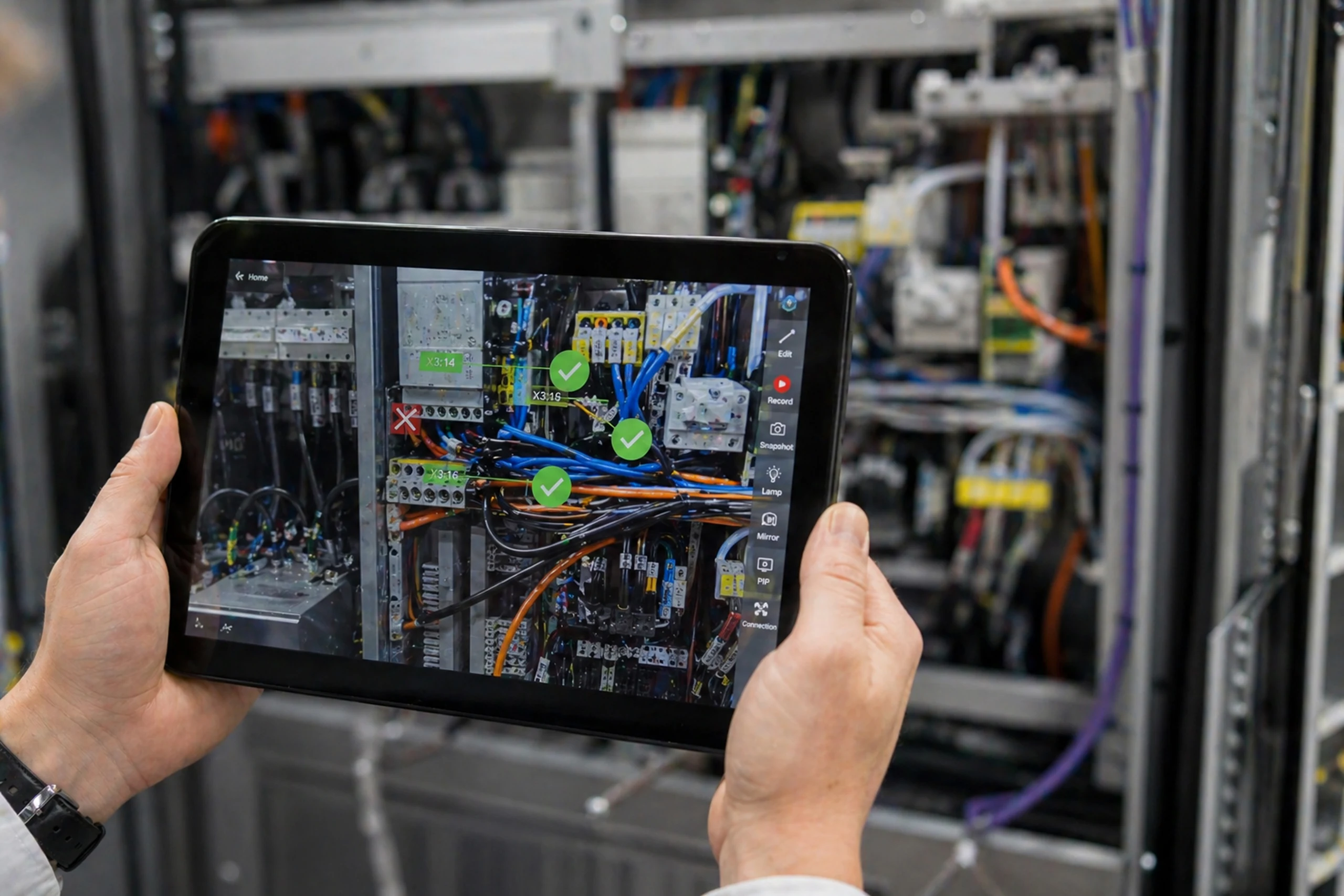 How an injection moulding machinery maker uses tablet AR for final quality checks: How it works