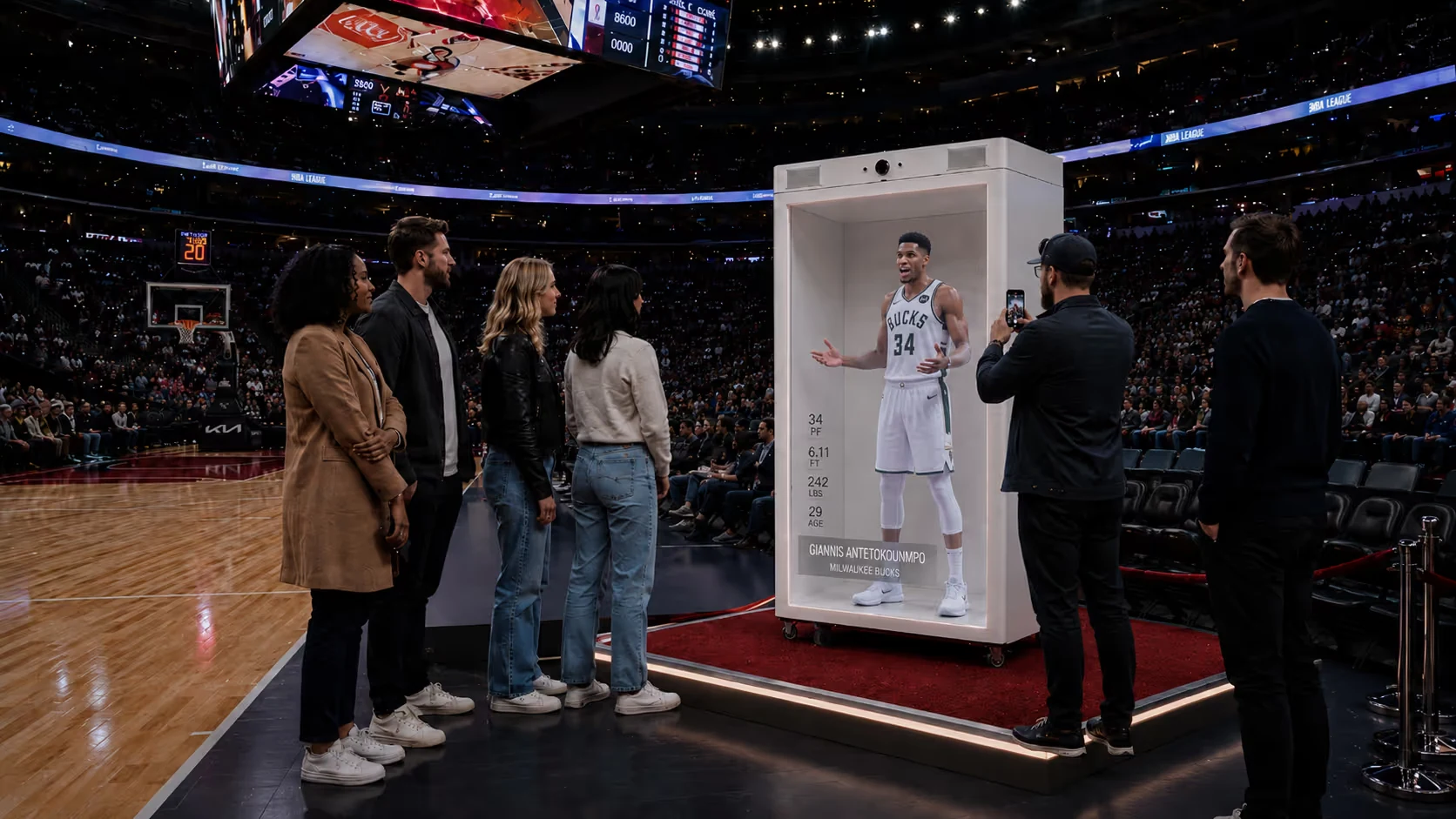 How a sports broadcaster brings remote athletes to the studio as holograms: What they did: live holograms in the studio