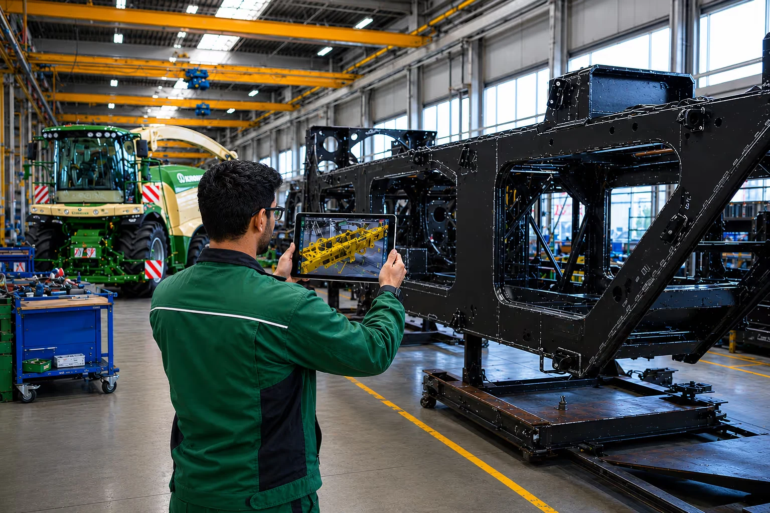 How an agricultural machinery maker halved inspection costs with tablet AR: Results