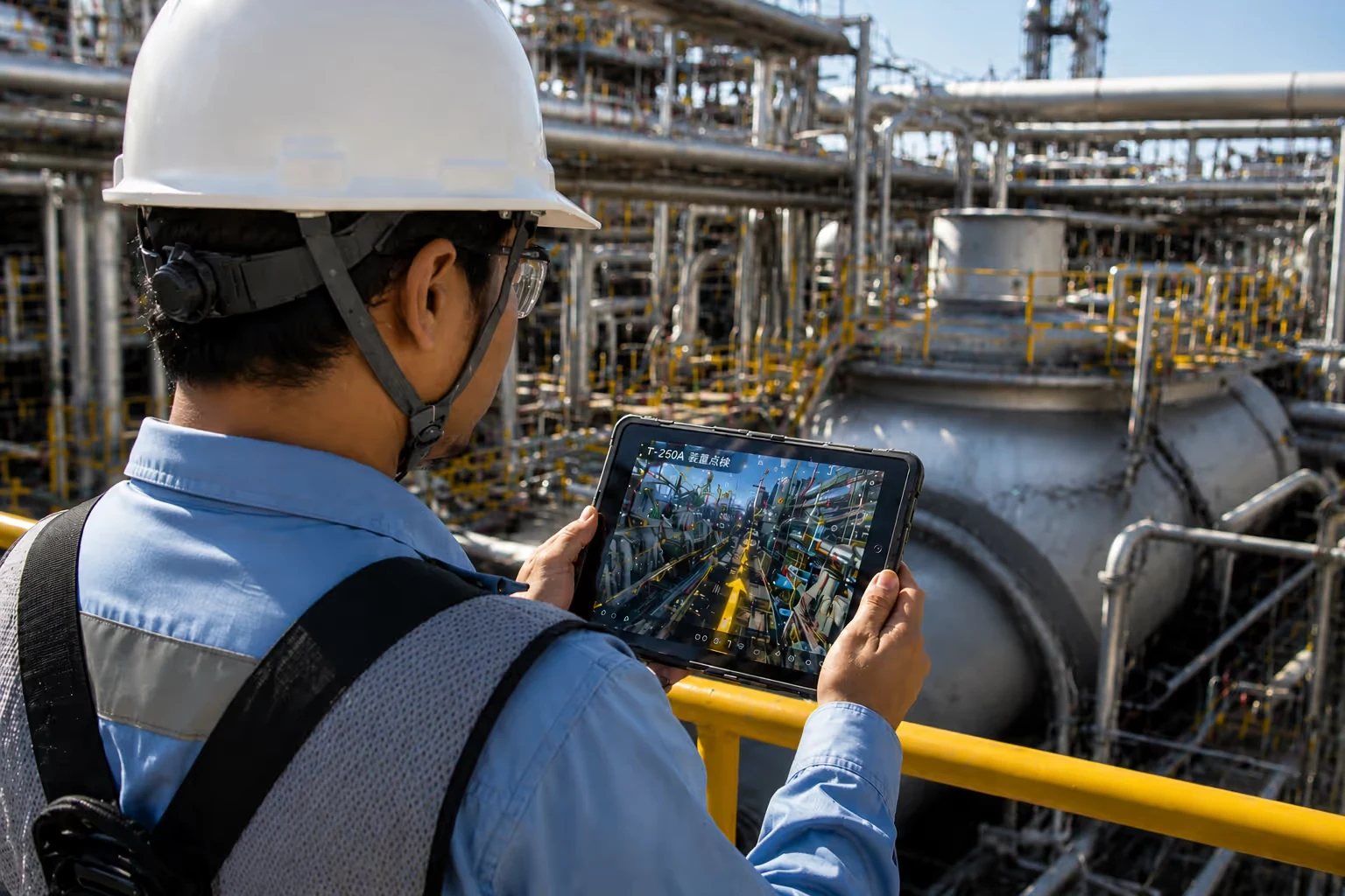 How a heavy industries manufacturer cut patrol inspection time by 90% with tablet AR: Results